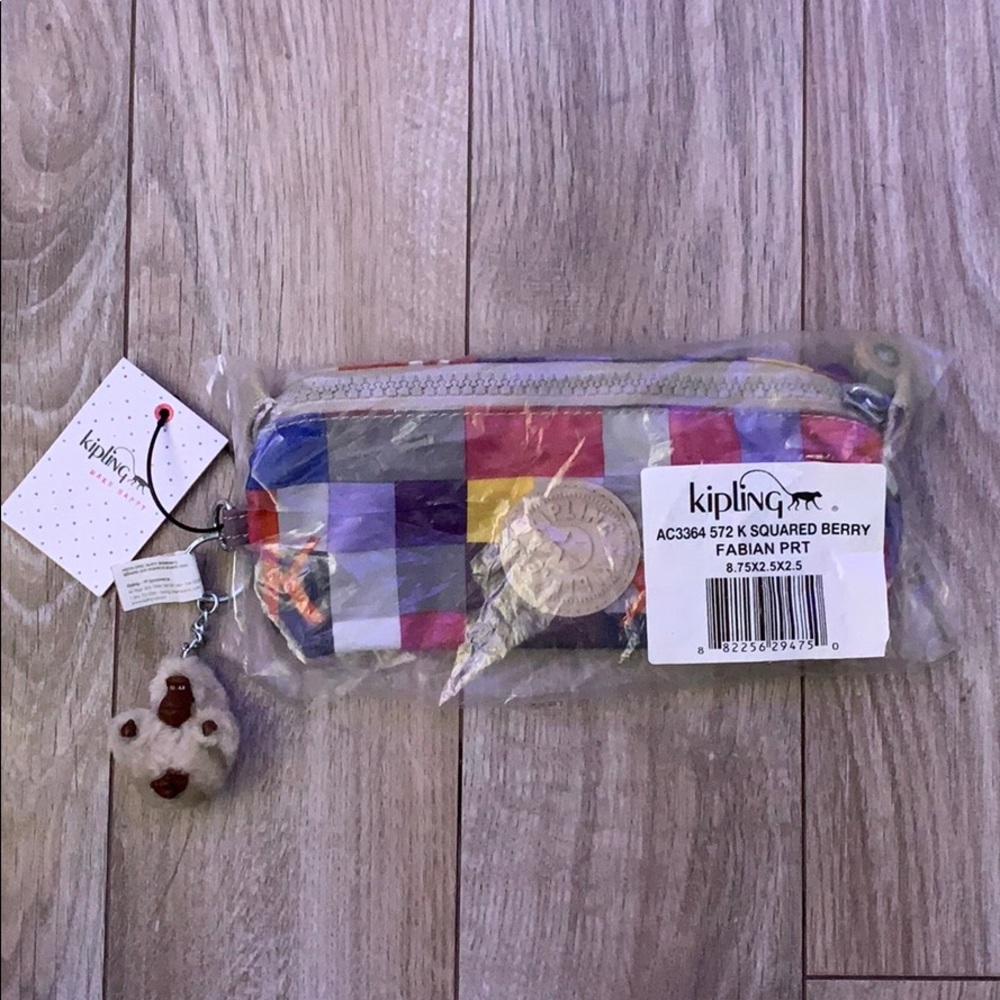 BRAND NEW Kipling Pencil Pouch